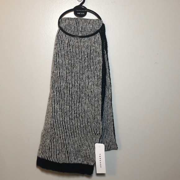 Topshop Accessories - Topshop Scarf NWT black white stripes